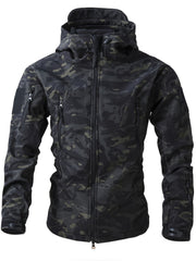 Men's three-in-one camouflage jacket breathable all-weather outdoor windbreaker