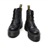 Comfortable women's platform boots for casual outdoor wear