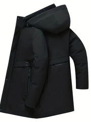 Men's medium-length casual coat
