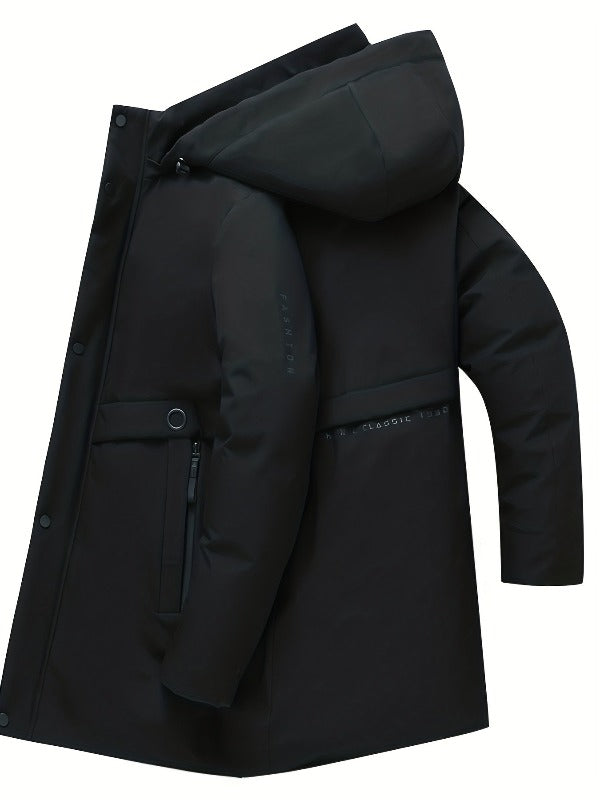 Men's medium-length casual coat