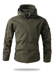 Men's three-in-one camouflage jacket breathable all-weather outdoor windbreaker