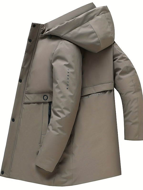 Men's medium-length casual coat