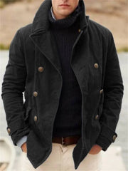 Casual men's jacket with lapel