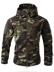 Men's three-in-one camouflage jacket breathable all-weather outdoor windbreaker