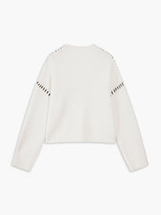 Women's oversized mock neck sweater