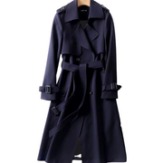 Women's mid-length trench coat