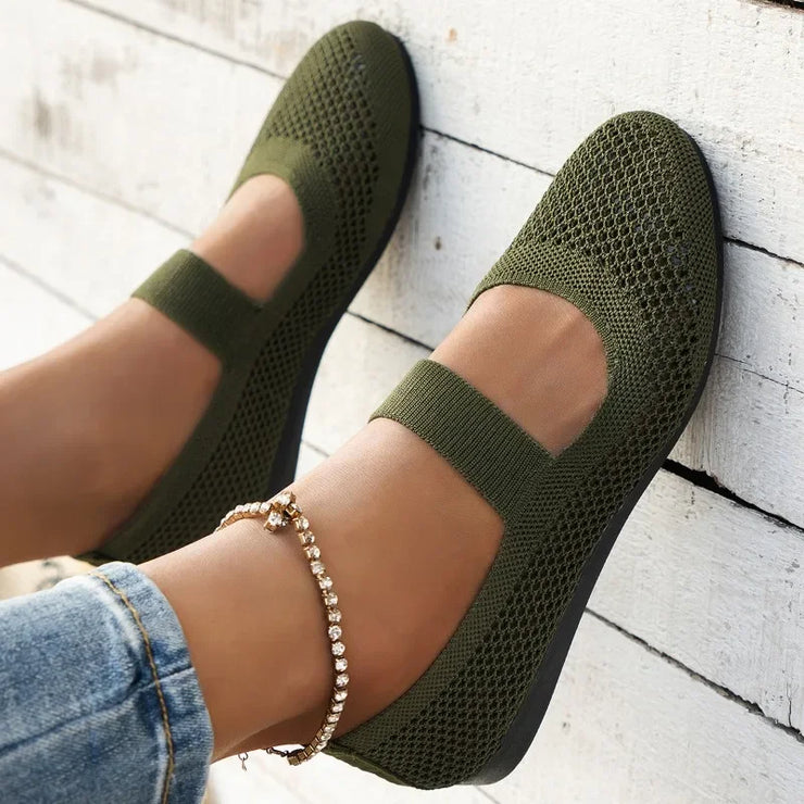 Comfortable shoes with strap for effortless style