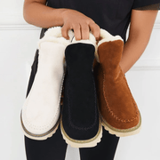 Comfortable suede casual shoes for women
