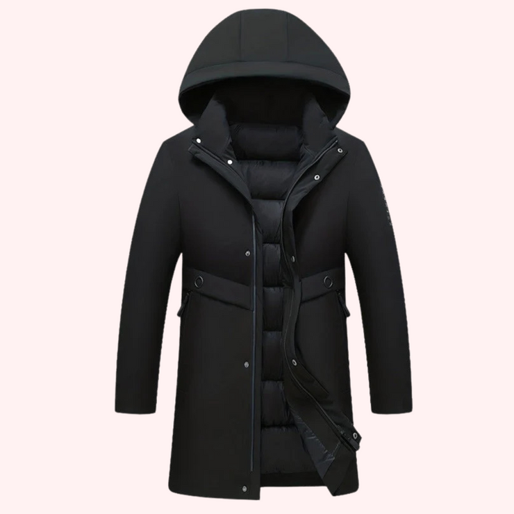 Men's medium-length casual coat