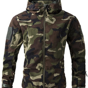 Men's three-in-one camouflage jacket breathable all-weather outdoor windbreaker