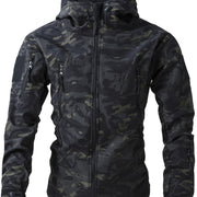 Men's three-in-one camouflage jacket breathable all-weather outdoor windbreaker