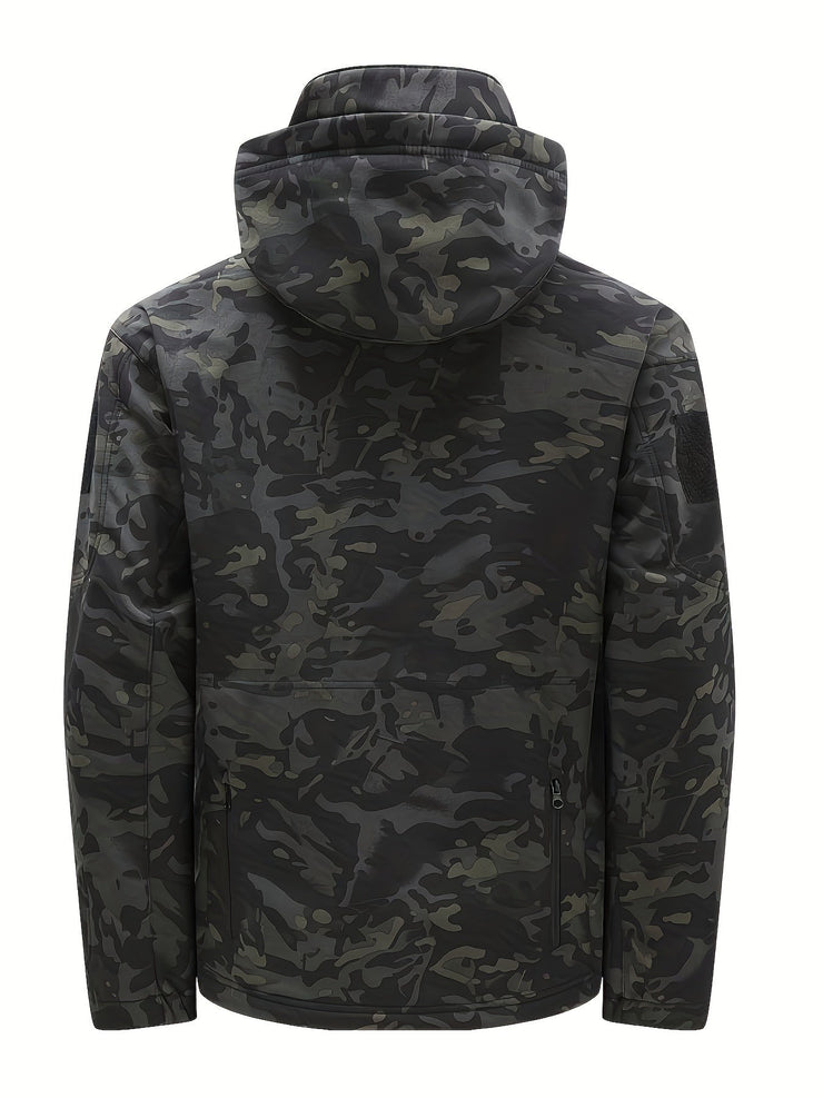 Men's three-in-one camouflage jacket breathable all-weather outdoor windbreaker