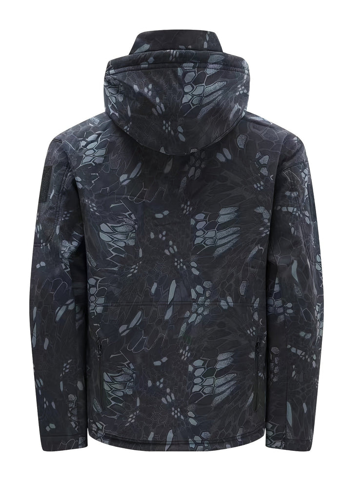 Men's three-in-one camouflage jacket breathable all-weather outdoor windbreaker
