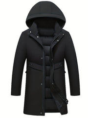 Men's medium-length casual coat