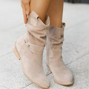 Casual plush boots for cozy outings